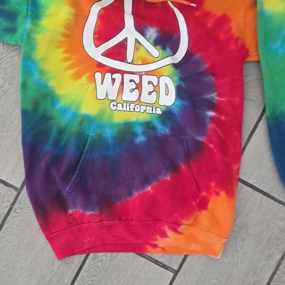 Port Authority Multicolor Tie-Dye Hoodie-Small s9 - Picture 7 of 10